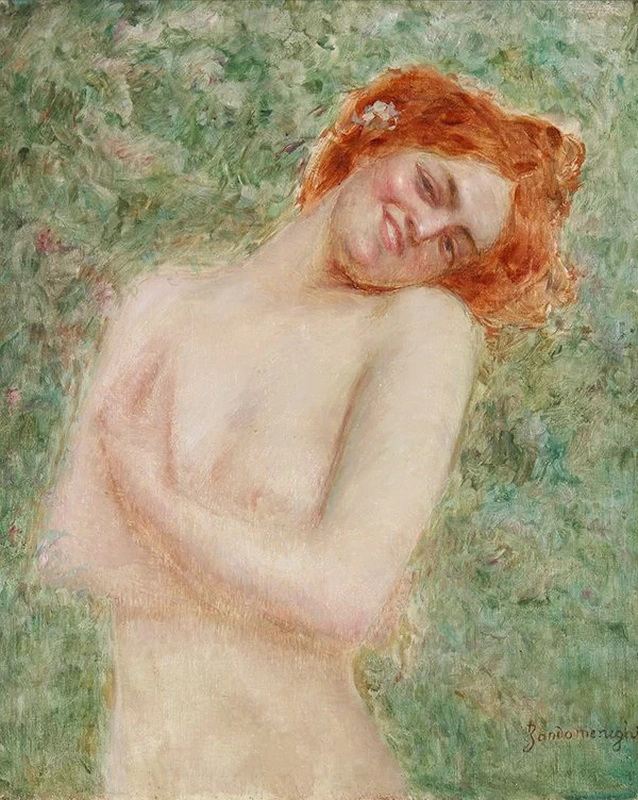 Nudo dai capelli rossi - attribuito